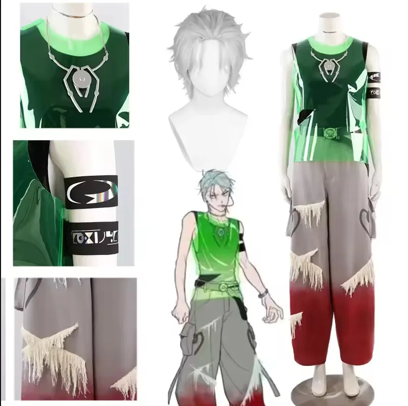 Sci-Fi Military Uniform Cosplay Costume for Men