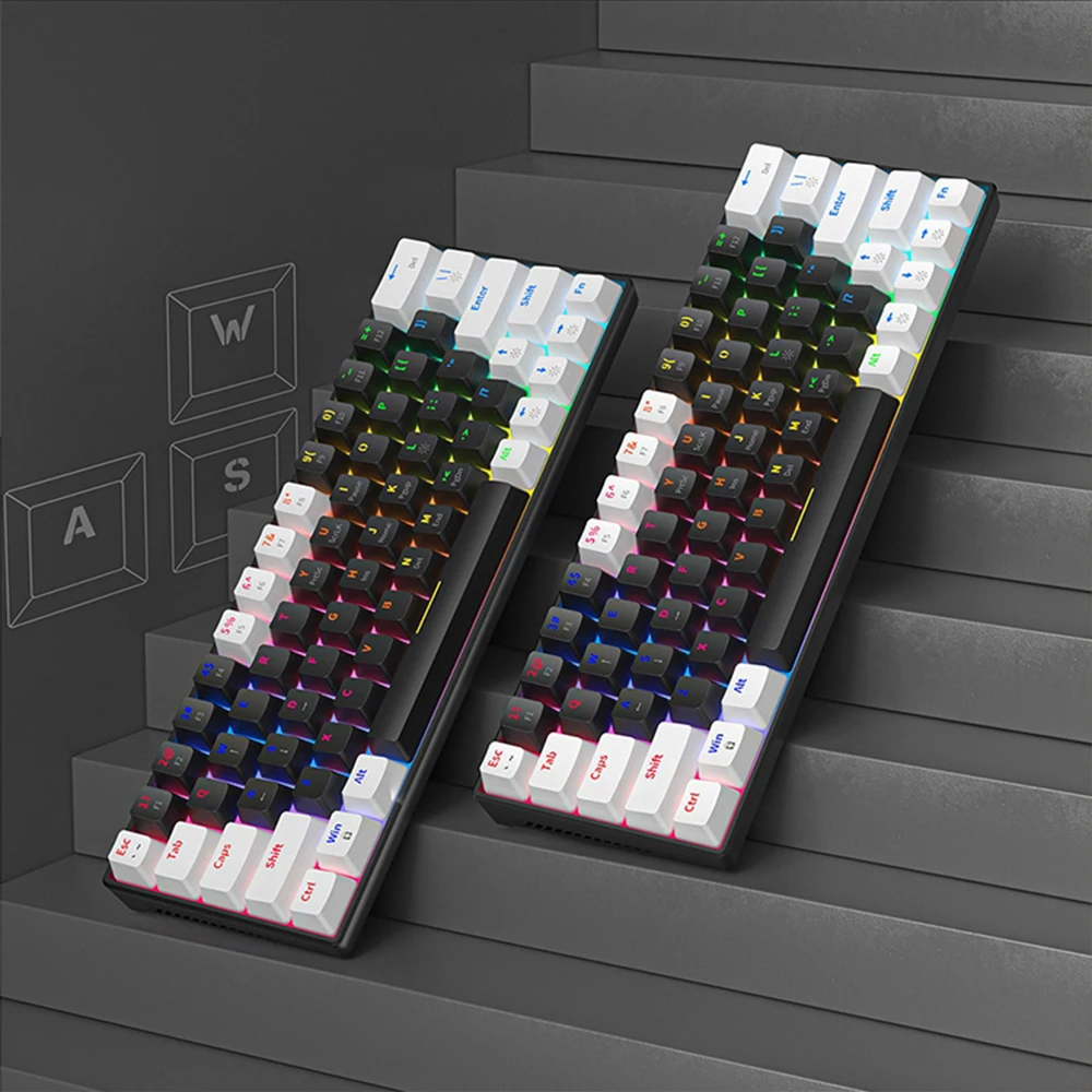 Game Keyboard Mechanical Green Shaft Red Shaft Wired Full key Non