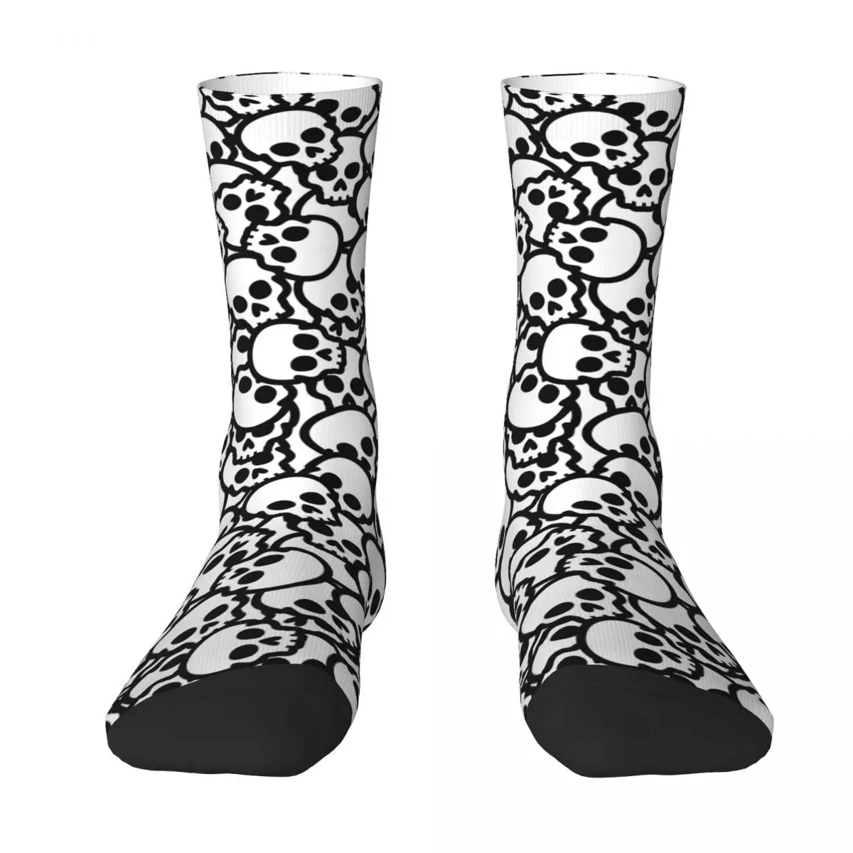 

Random Terror Skull Sock Socks Men Women Polyester Stockings Customizable Hip Hop