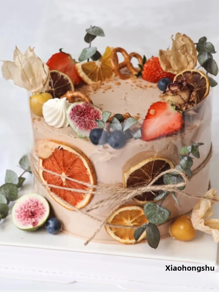 Freeze-Dried Fig Orange Slices Baking Decorations Dried Fruit Cake Toppers Birthday Forest System Baking Display