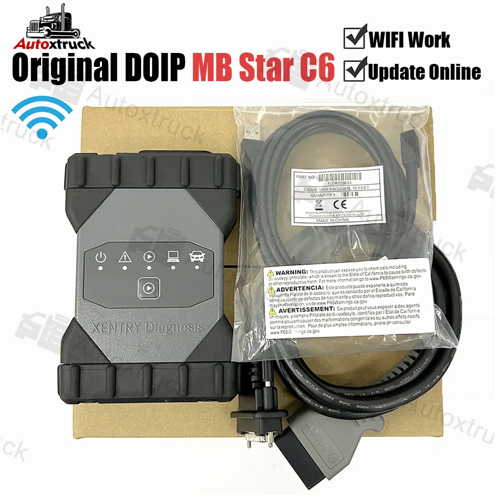

Xentry MB Star C6 Original das wis For SD Connect C6 DOIP WIFI Support CAR BUS Truck Diagnostic Tool