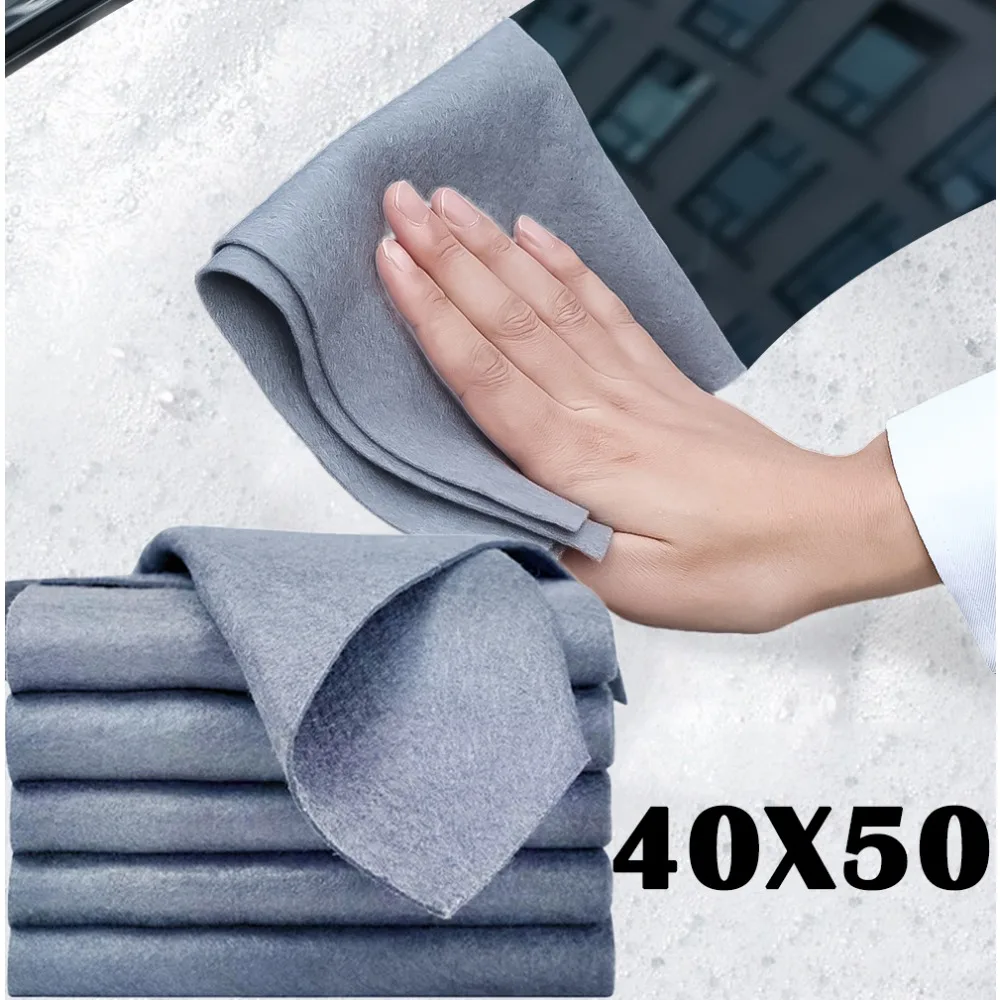 

Magic Cleaning Cloth Car Windshield Cleaning No Watermark Glass Wiping Reusable Microfiber Wiping Rags Towels Car Accessories