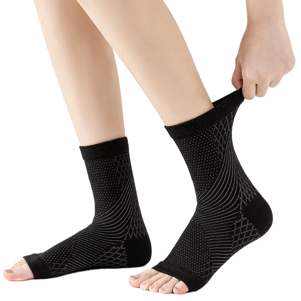 1Pair Compression Socks for Plantar Fasciitis Relief,Ankle Compression Sleeve for Heel Spurs,Foot Swelling,Arch Support Brace