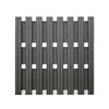 DIY Wood Plastic Composite  fencing 1.8*1.8 M(6ft) Aluminium Wpc Panel Fence 1