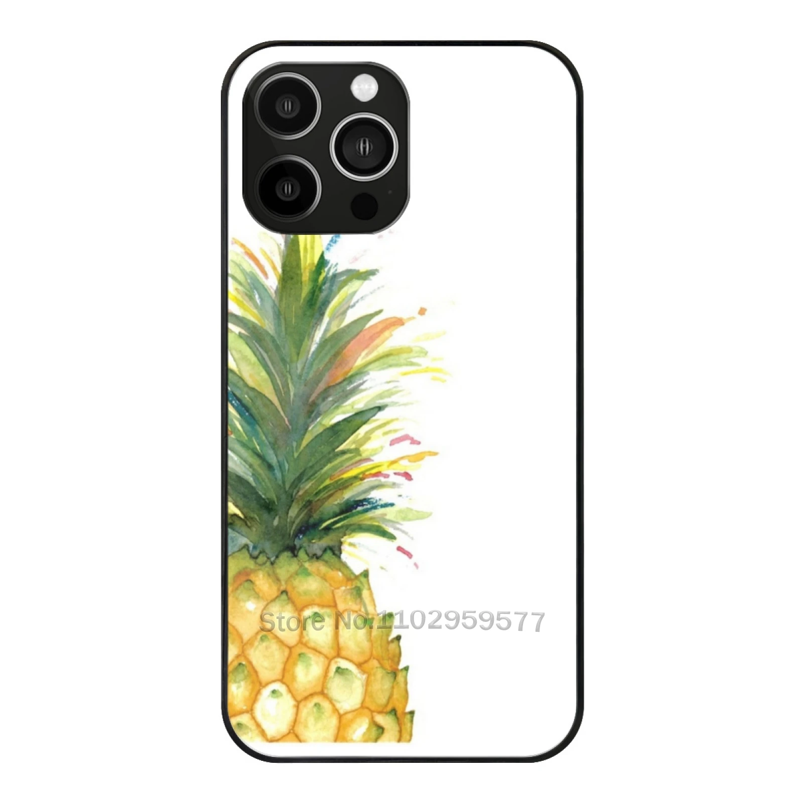

Tempered Glass Case For Iphone 11 12 13 14 15 Pro Max Mini 7 8 X Xr Xs Plus Phone Cover Watercolor Tropical Tropical Tropical
