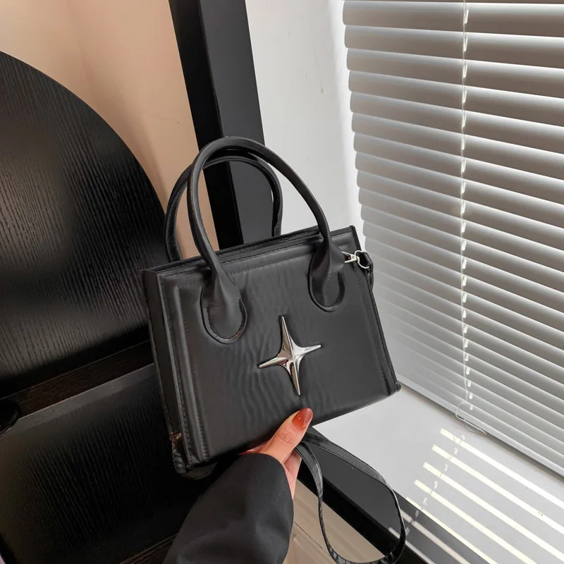 Popular Small Square Crossbody Bag Fashion Minimalist Female Shoulder Bag Commuting Retro Handbag New Minimalist  Crossbody Bag