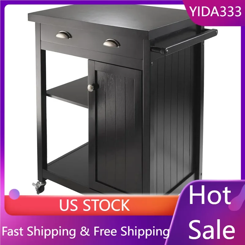 

Winsome Timber Kitchen, Black