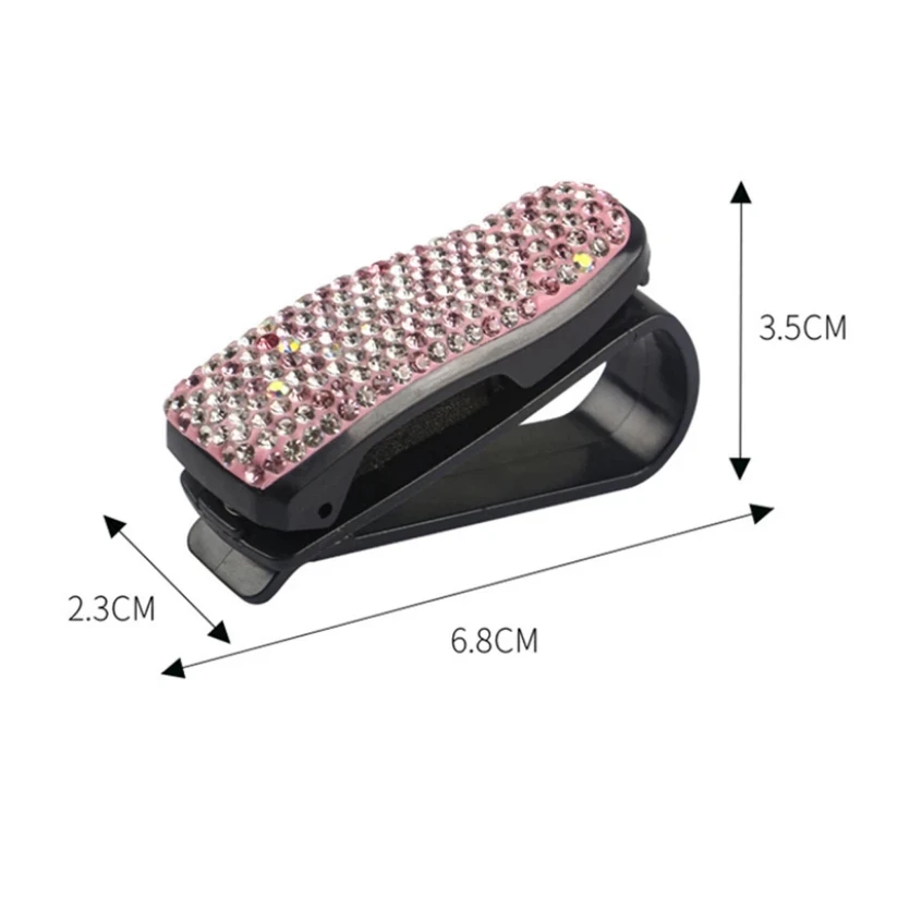 Car Eyeglasses Storage Holder For Universal Auto Sun Visor Sunglasses Storage Holders Card Ticket Clip Holders Cases Accessories