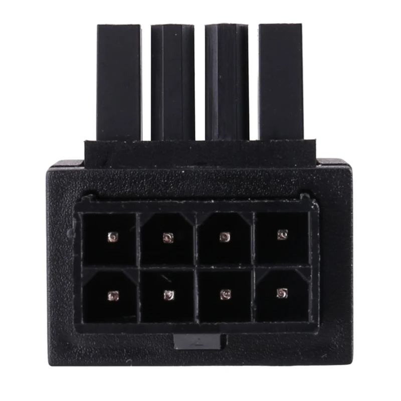 

Mainboard CPU 90Degree Angled 8Pin Female to 8 Pin Male Power Adapter Convenient