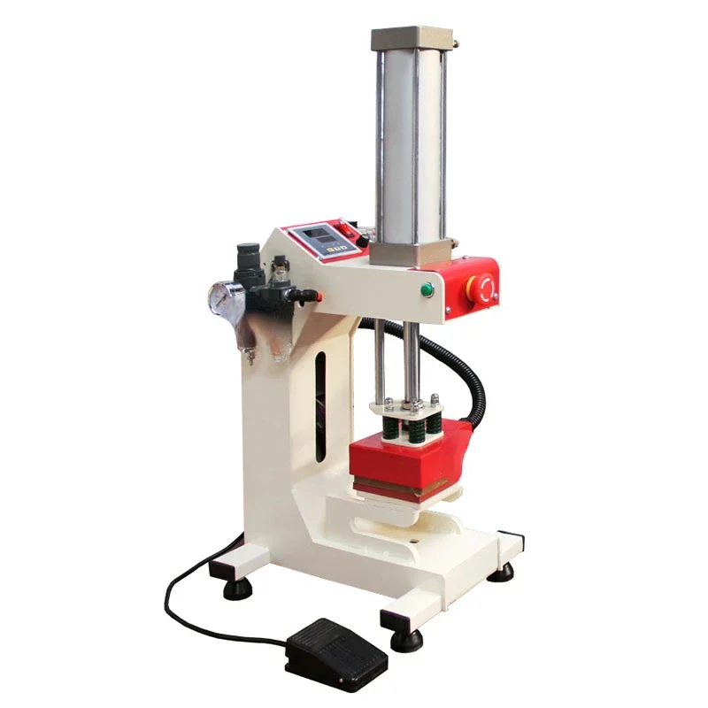 

Anti-Discoloration Single Station Hot Labeling Machine Automatic Heat Press 10x10 Pneumatic Printing Pattern Equipment