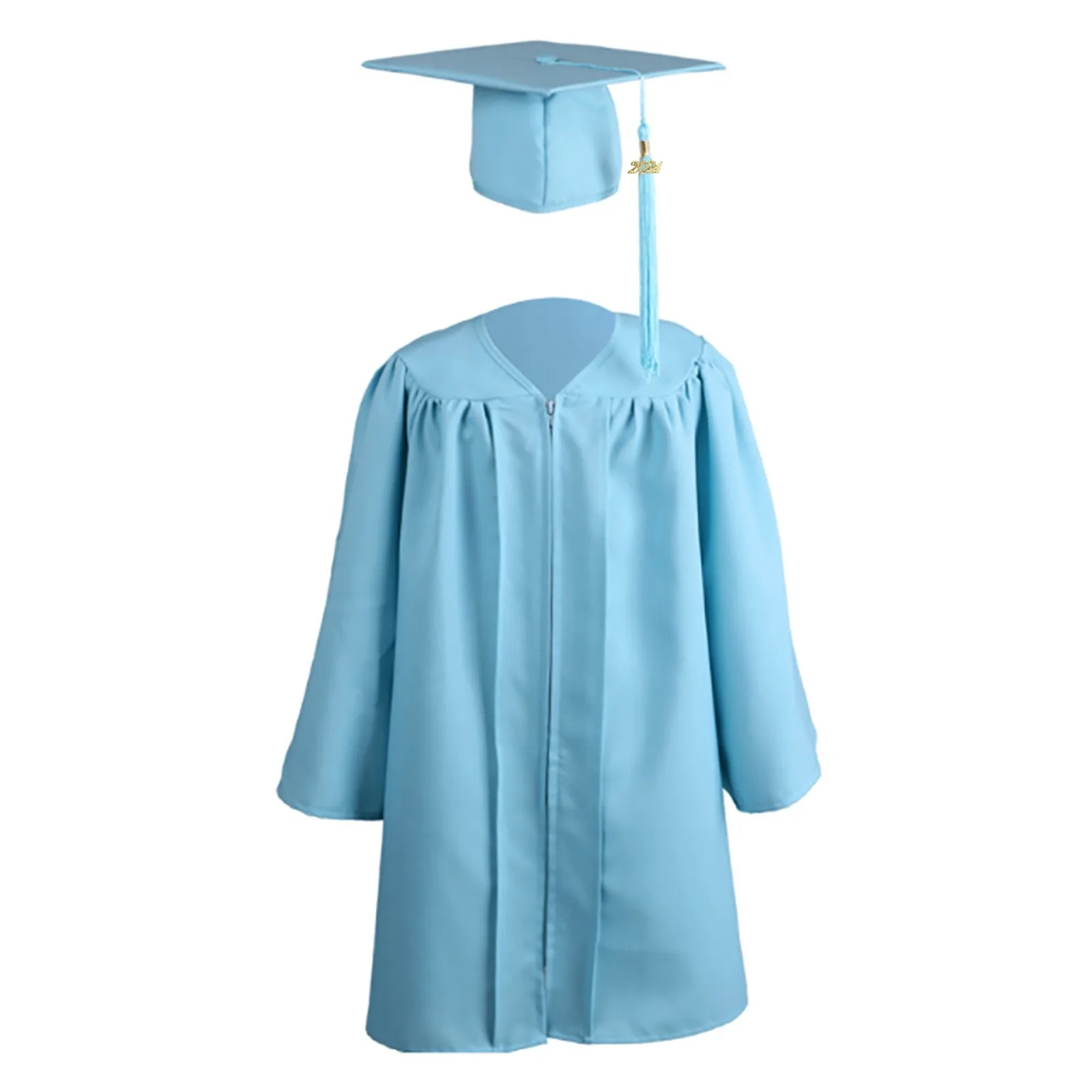 Child Graduation Costume Kindergarten Kid Toddler Graduation Clothing Cap Gown Preschool Festival Clothing Outfit