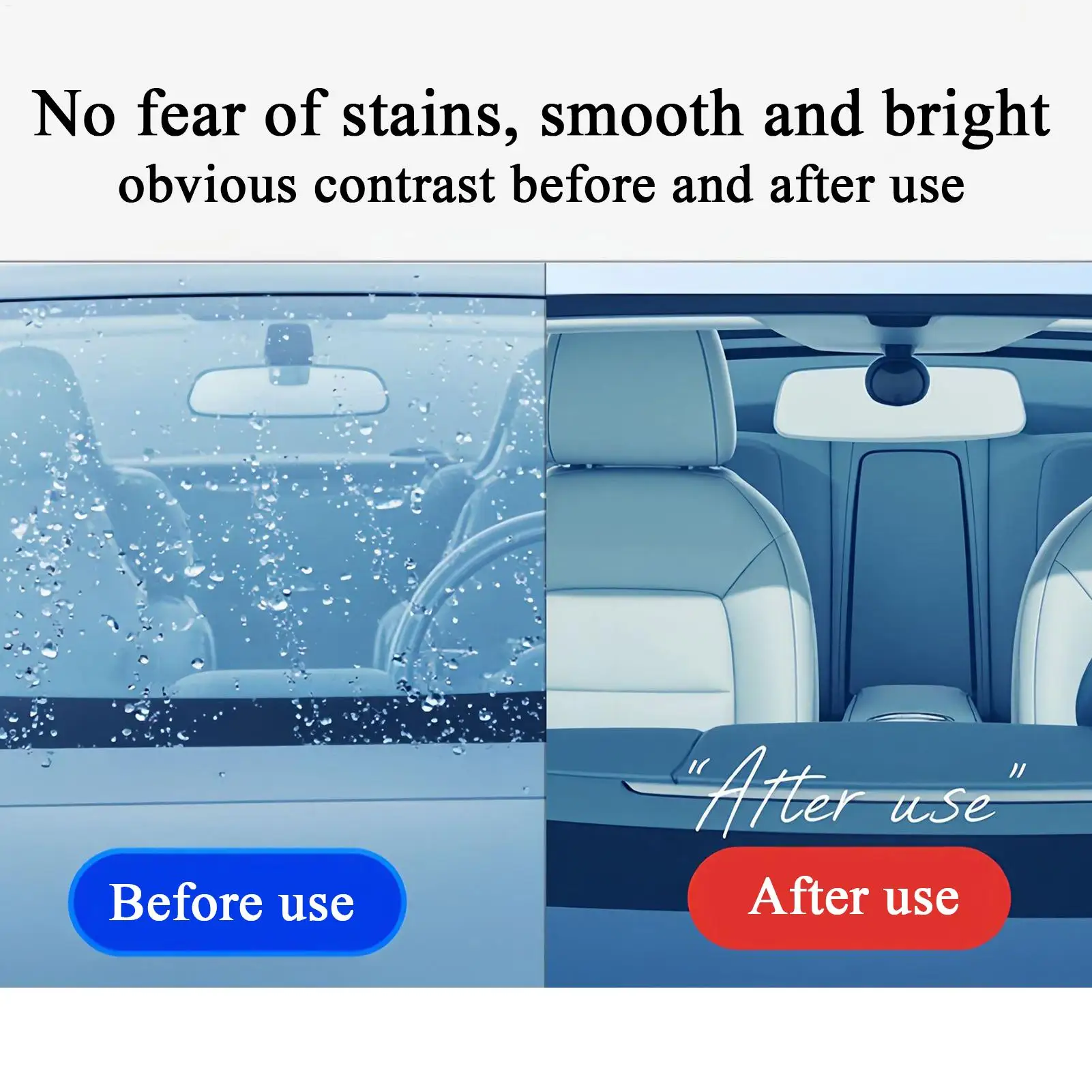 Car Glass Polishing Liquid Windshield Scratch Remover Long-Lasting Polish Cleaner Window Oil Film Remover Cleaning Agent