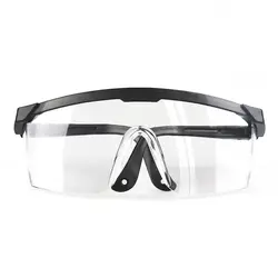 Cycling & Work Safety Protective Goggles - Wind, Dust, and Splash Resistant (Black)