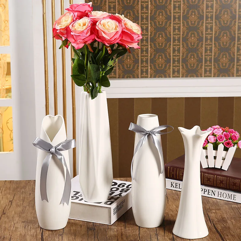 

Floor Large Plants Ceramic Plant Potsation Minimalist White Small Vase Interior Design Vasos Decorativos Aesthetic Home Decor