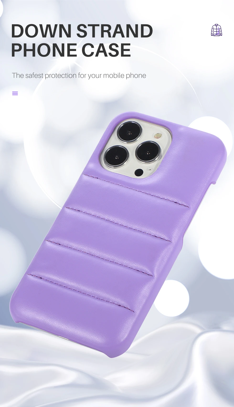 Fashion Brand Down Jacket Phone Case For iPhone 13 12 11 Pro Max X XS XR 7 8 Plus SE 2020 The Puffer Coque Soft Silicone Cover iphone xr case with card holder