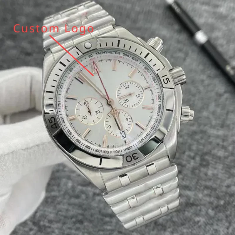 

Luxury men's Automatic Movement Mechanical Watch 46mm large dial stainless steel classic fashion waterproof casual men's watch