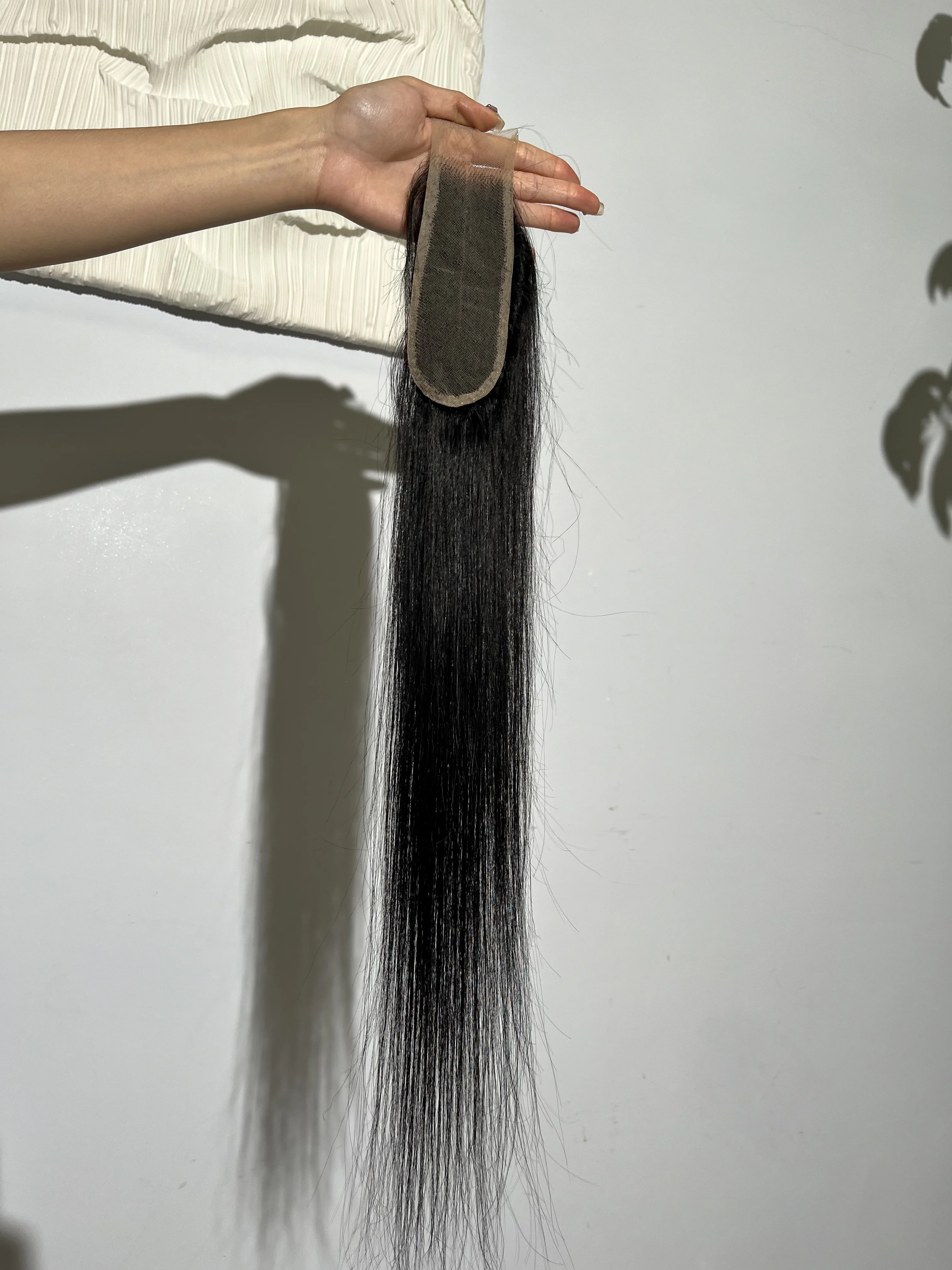 Human Hair Extensions Human Hair Closure Human Hair Lace Product Human Hair Frontal 2x6 Lace Closure Peruvian Straight 5x5 13x4 4x4 100% Remy Hair