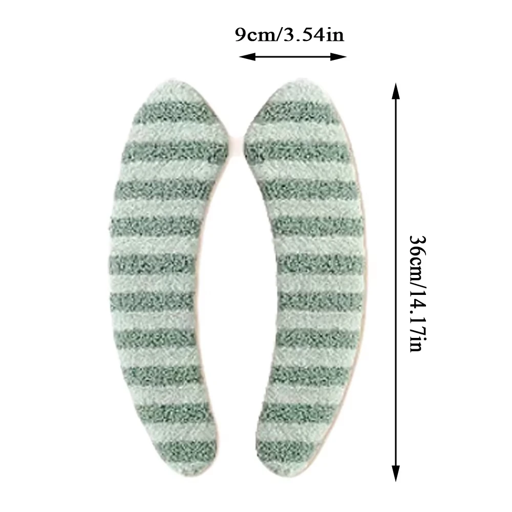 1Pair Thickened Toilet Seat Pad Cover Washable Soft Reusable Warmer Self-adhesive Bathroom Accessories Universal Toilet Seat Mat 5