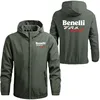 New Windproof Men's Hooded Jacket Benelli TRK 502X printing Comfortable Mountain Military Bomber Jacket Plus size men's coat 4