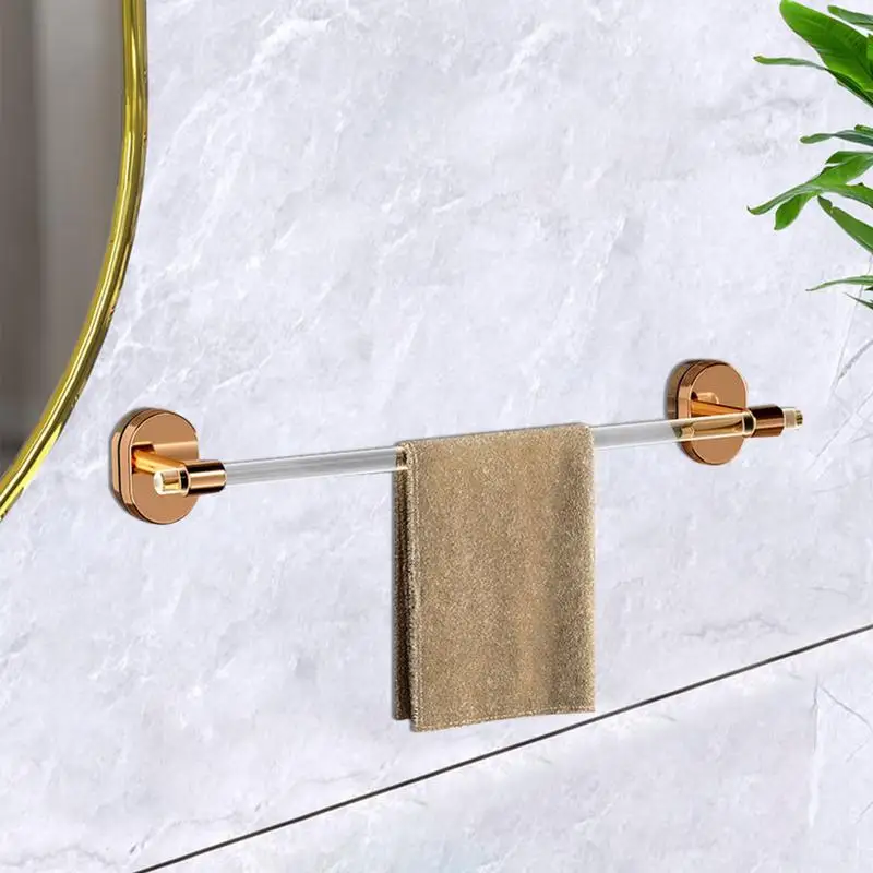 

Durable Bathroom Shelf Organizer Space Saving Bathroom Towel Rack Transparent Wall Hanging Slipper Rack Household Shelf Hanger