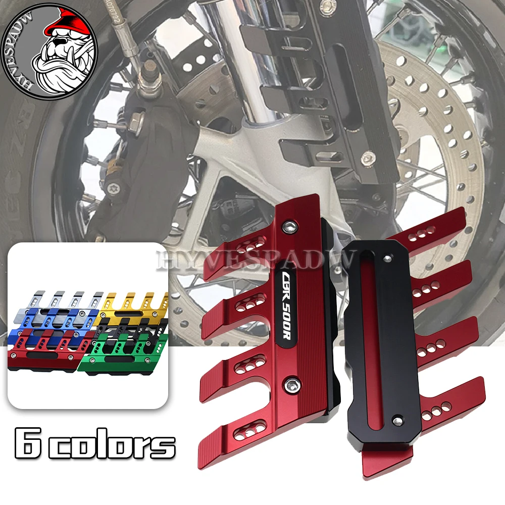 

Motorcycle Front Fender Side Protection Guard Mudguard Sliders For HONDA CBR500R CBR 500R Accessories universal