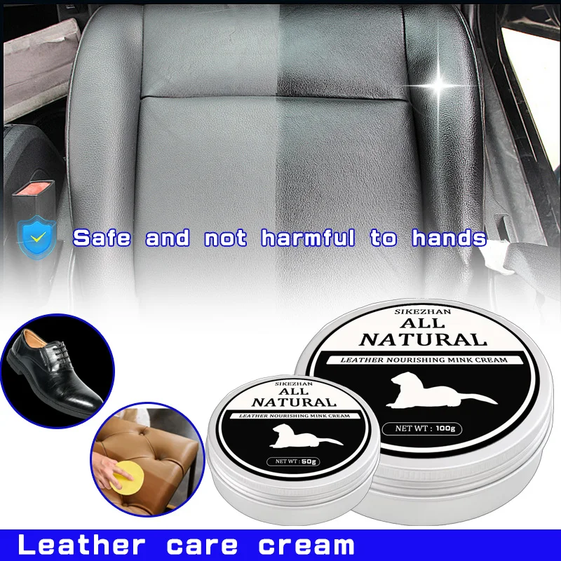 Car Leather Care Cream Plastic Restorer Back To Black Gloss Products Plastic Leather Restore Cream Repair Coating Renovator leather repair gel leather repair kit leather cleaner