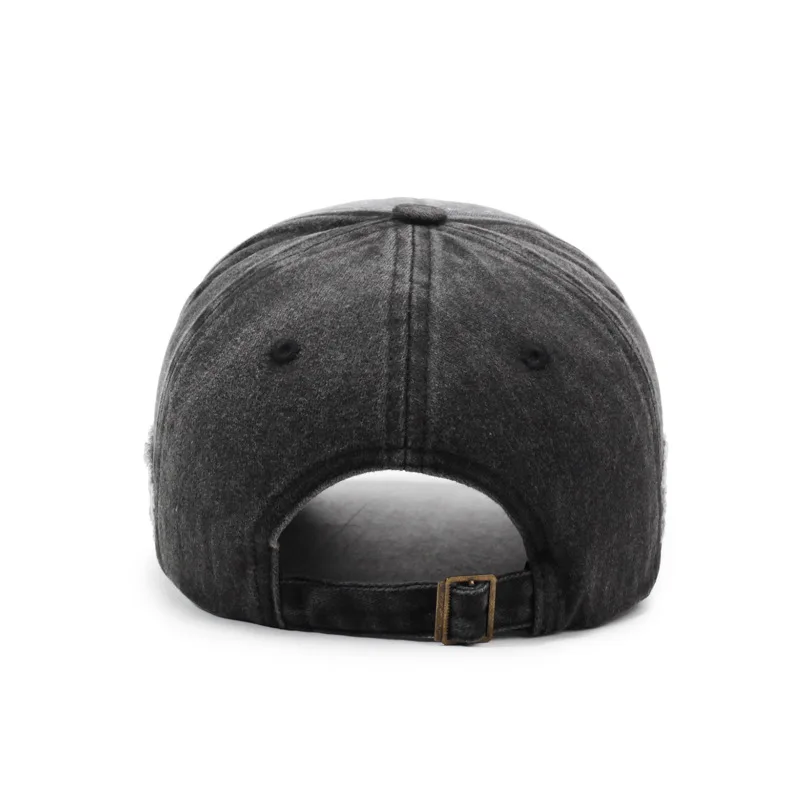 Washed retro baseball cap 2
