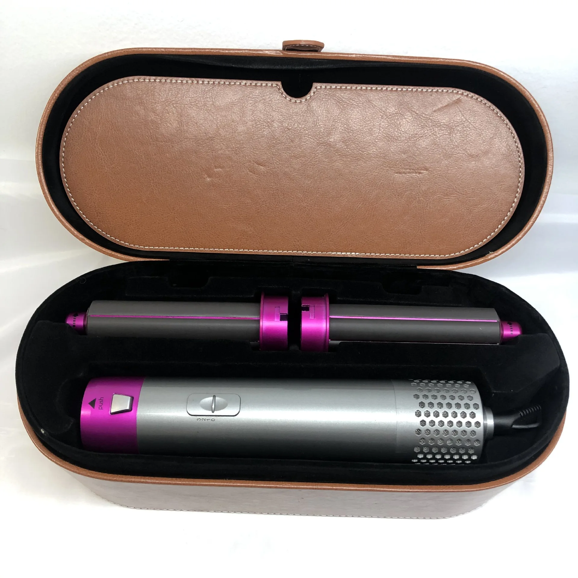 Caixa de armazenamento portátil Adequado para Hot Air Brush, Flip Hard Case, Anti-Scratch Capa Bag, Acessórios Caixa de armazenamento, 5 em 1