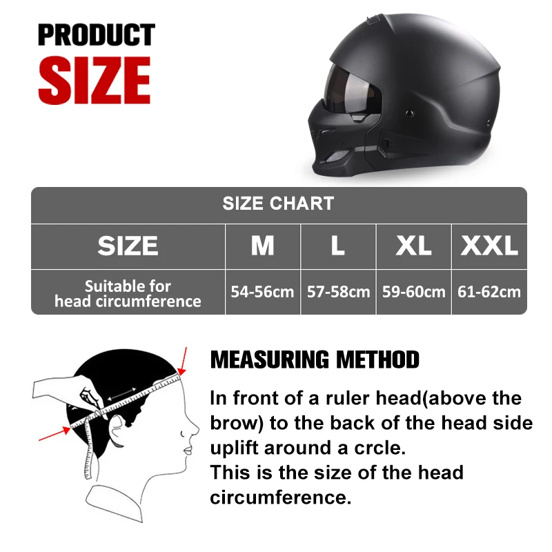 Casque Scorpion Demi Predator Avec Poignees Amobiles, 2022
