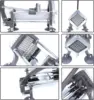 Fry Cutter Commercial Potato Slicer with Suction Feet Complete Set, Includes 1/4", 3/8",1/2", Gray 3
