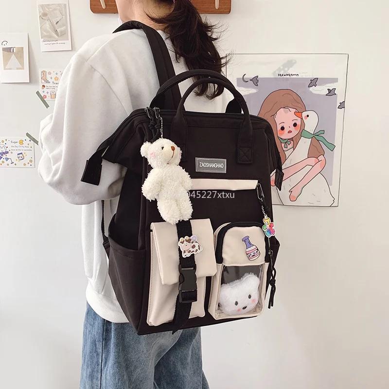 Pastel Goth Teddy Backpacks for Sale