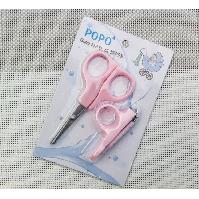 Practical Clipper Trimmer Baby Nail Care Set New Lovely Baby Scissors Shear Blue Pink Convenient Nail Cutter