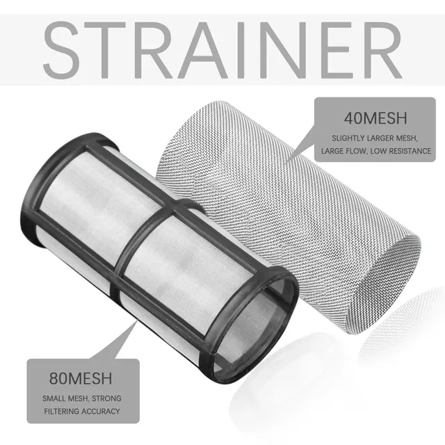 1/2 ”3/4” Szál 40/80Mesh Kertész -Öntözők Szűrő A Vízszivattyú Csőszűrőhez Tó Tartálytisztítható Öntözési Víztisztító - Image 2