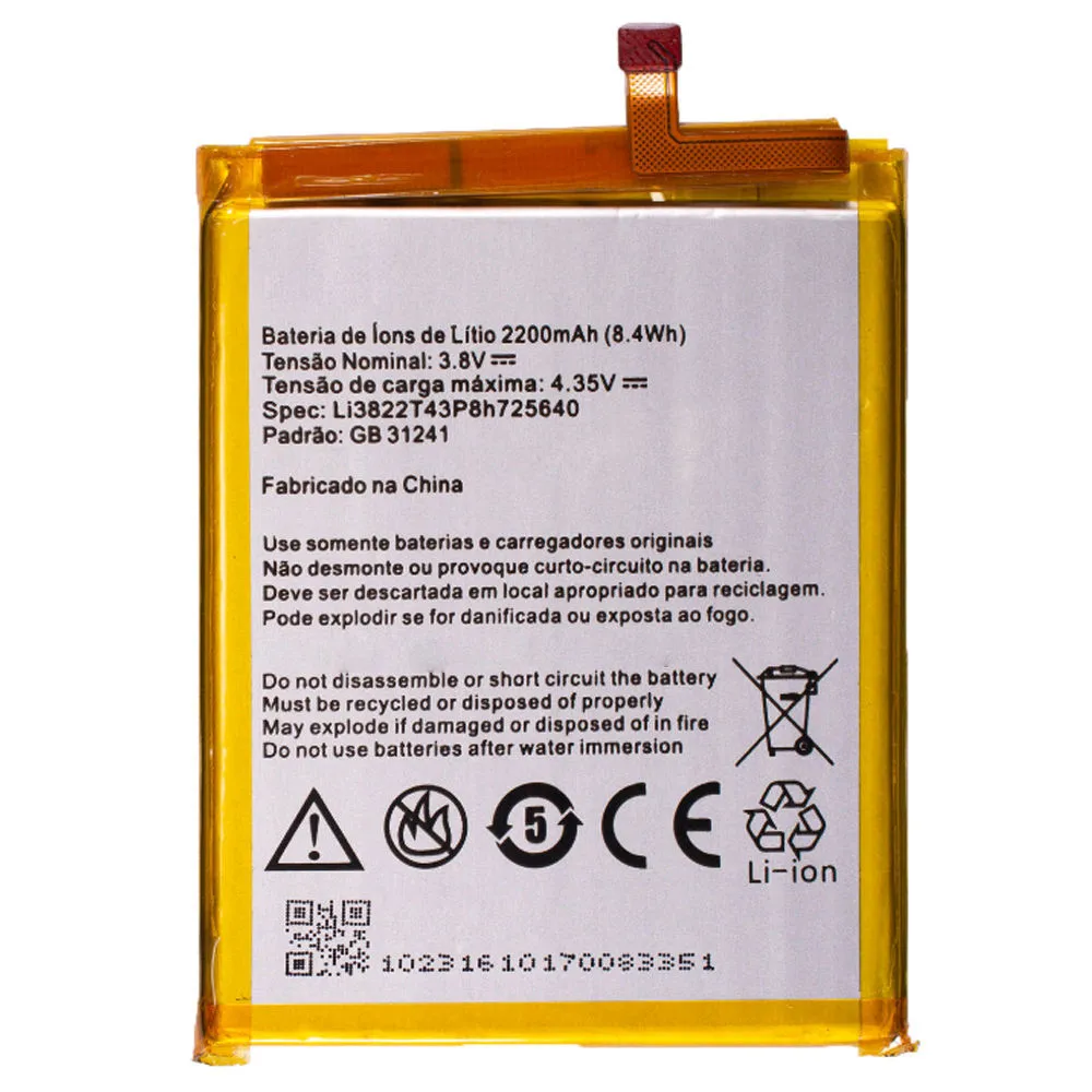 Аккумулятор для ZTE Li3822T43P8h725640 |