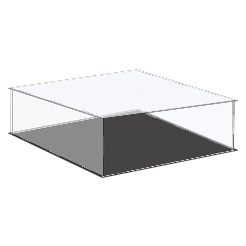 Présentoir en acrylique transparent pour jouets, boîte à assembler de comptoir, support organisateur de Cube, Protection anti-poussière, vitrine pour figurines d'action