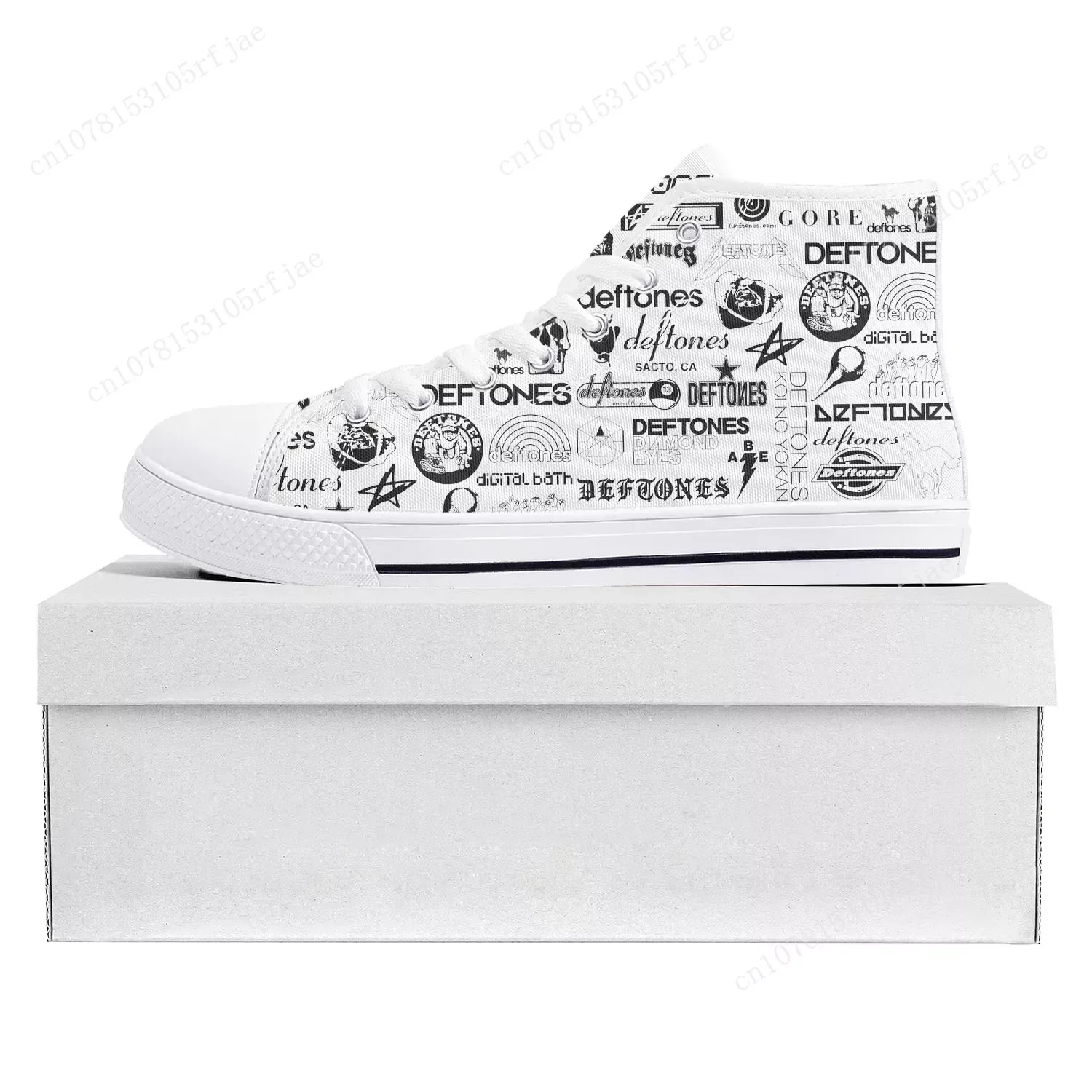 Deftones Metal Rock Band High Top Good Quality Sneakers Mens Womens Teenager owl Custom Canvas Sneaker Casual Couple Shoes