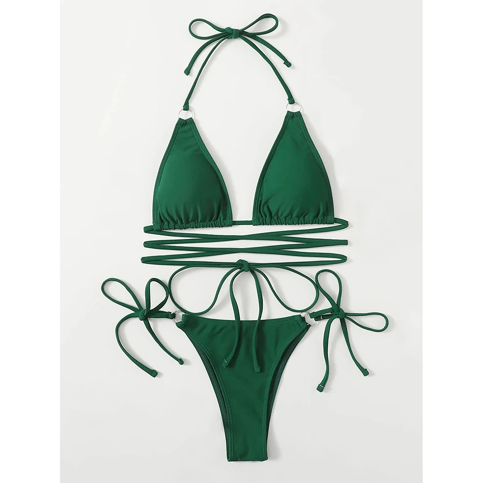 Bikini Set Women Swimwear Bikini Swimsuit Sexy Micro Bikini Criss Cross Swimwear