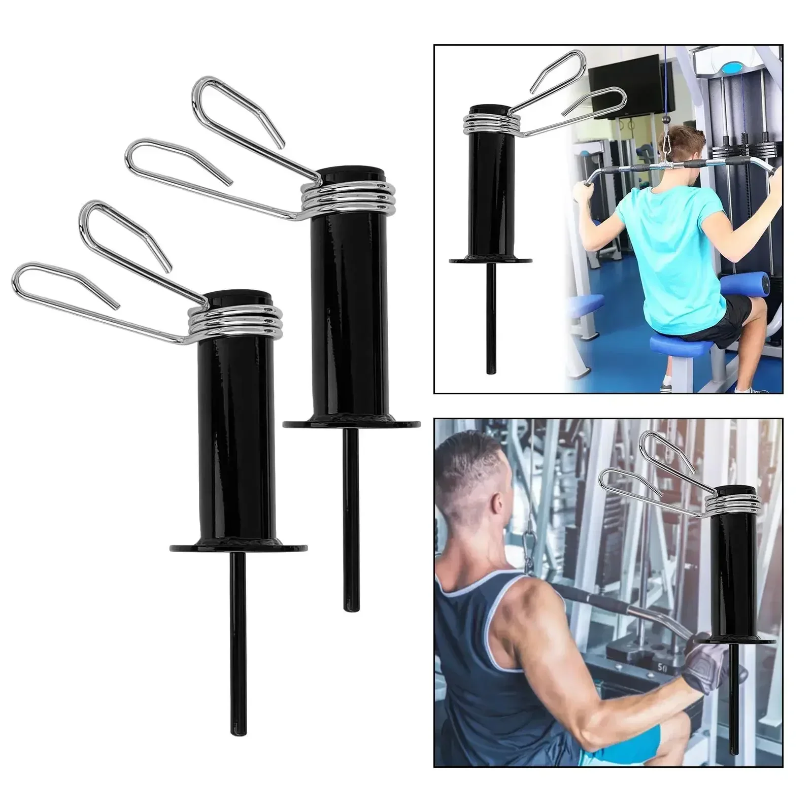 

Replacement Loading Extender Locking Parts Gym Stack Weight Training Portable Barbell Fitness Cable Strength for