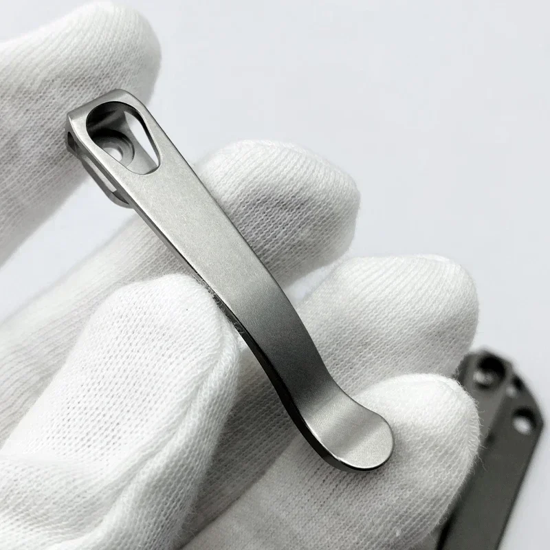 Couteau en titane usiné CNC, pince de poche de transport profond, pince arrière pour CR Chris Reeve Umnumzaan Sebenza opaque CRK, pièces de bricolage, 7 couleurs