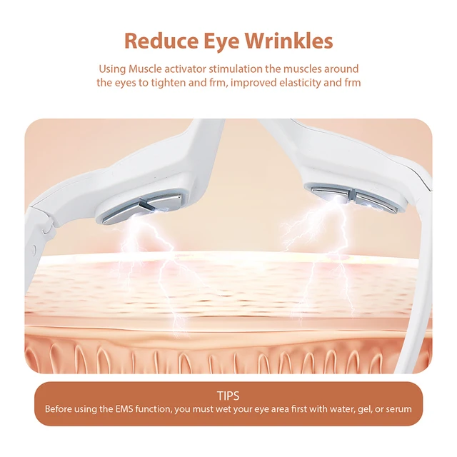 Eye Massager 3D Eyes Relax Massager Fatigue Relief Lighten Dark Circles Smooth Eye Fine Line Beauty Eye Care 3