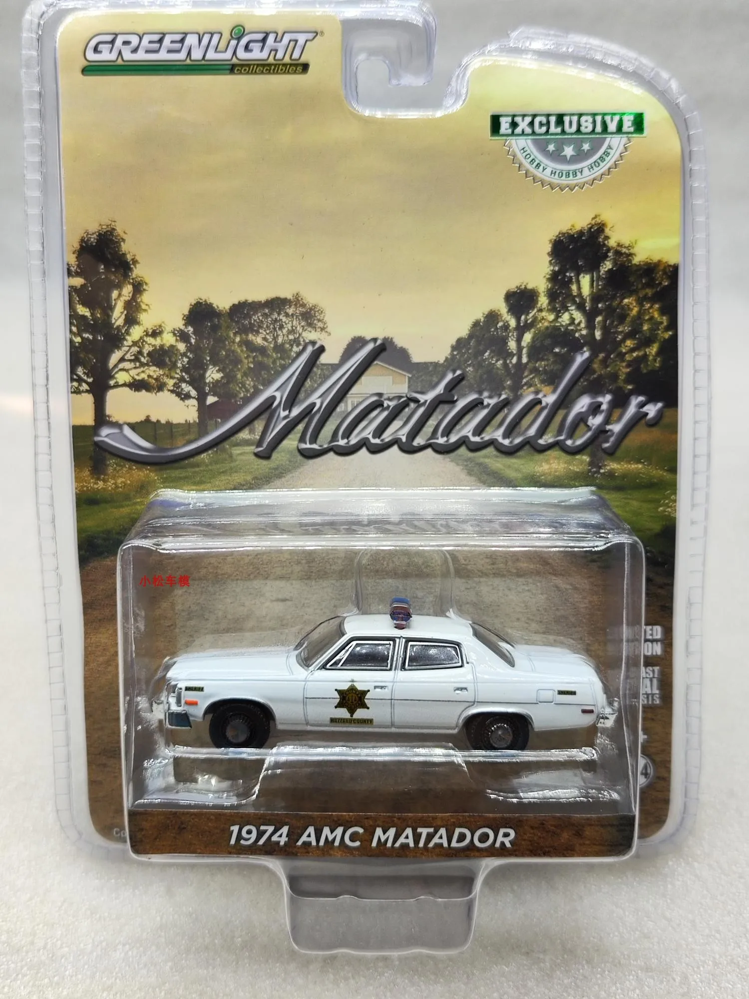 

Nicce 1:64 1974 AMC Matador Bullfighter Police Car Diecast Metal Alloy Model Car Toys for Gift Collection