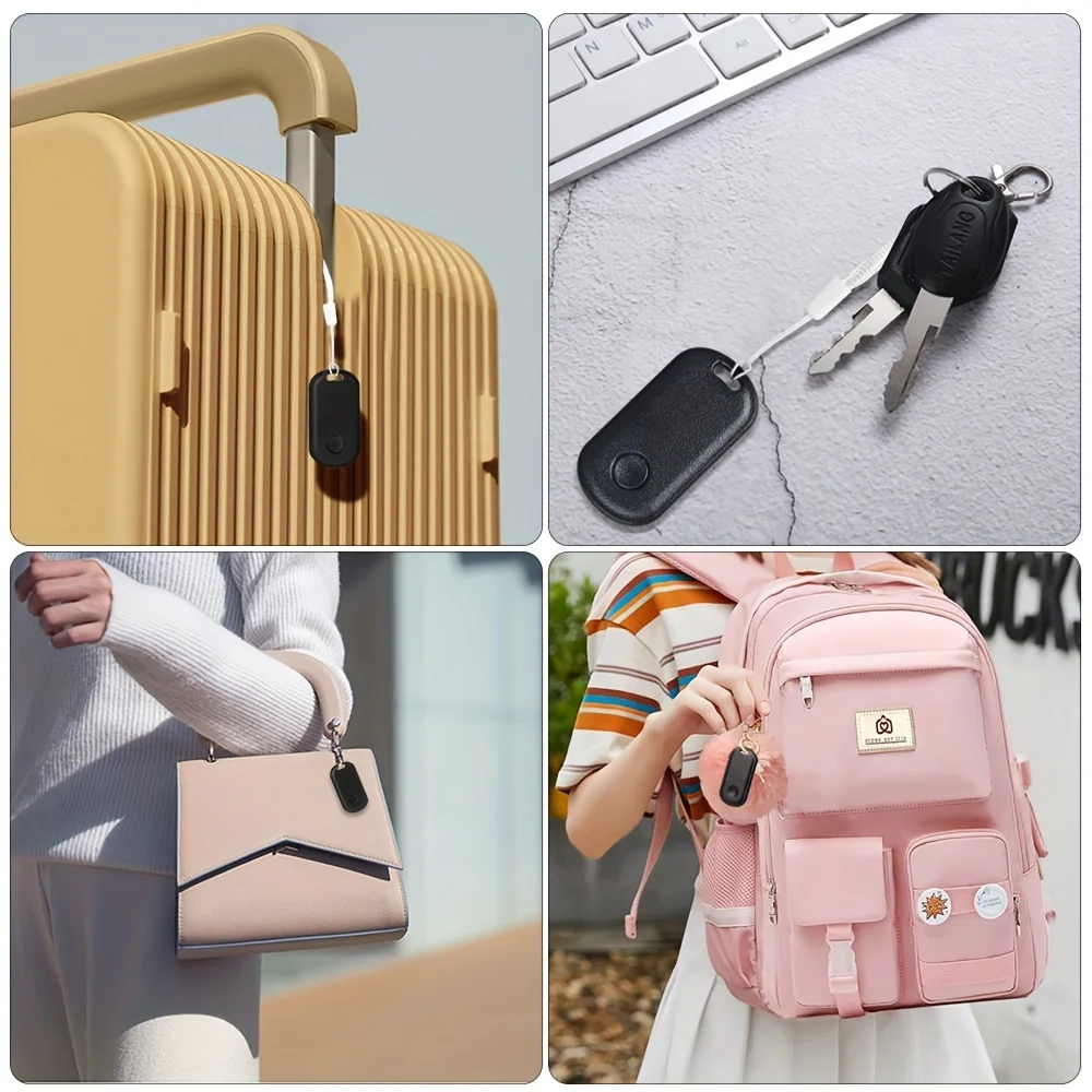 Compact Smart Bluetooth GPS Tracker with Global SOS Locator and Anti-Lost Features