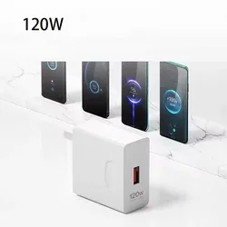 High - Power Charger with Type C Cable - 120W/100W/66W Super Charging Adapter - 1PCS (120W)