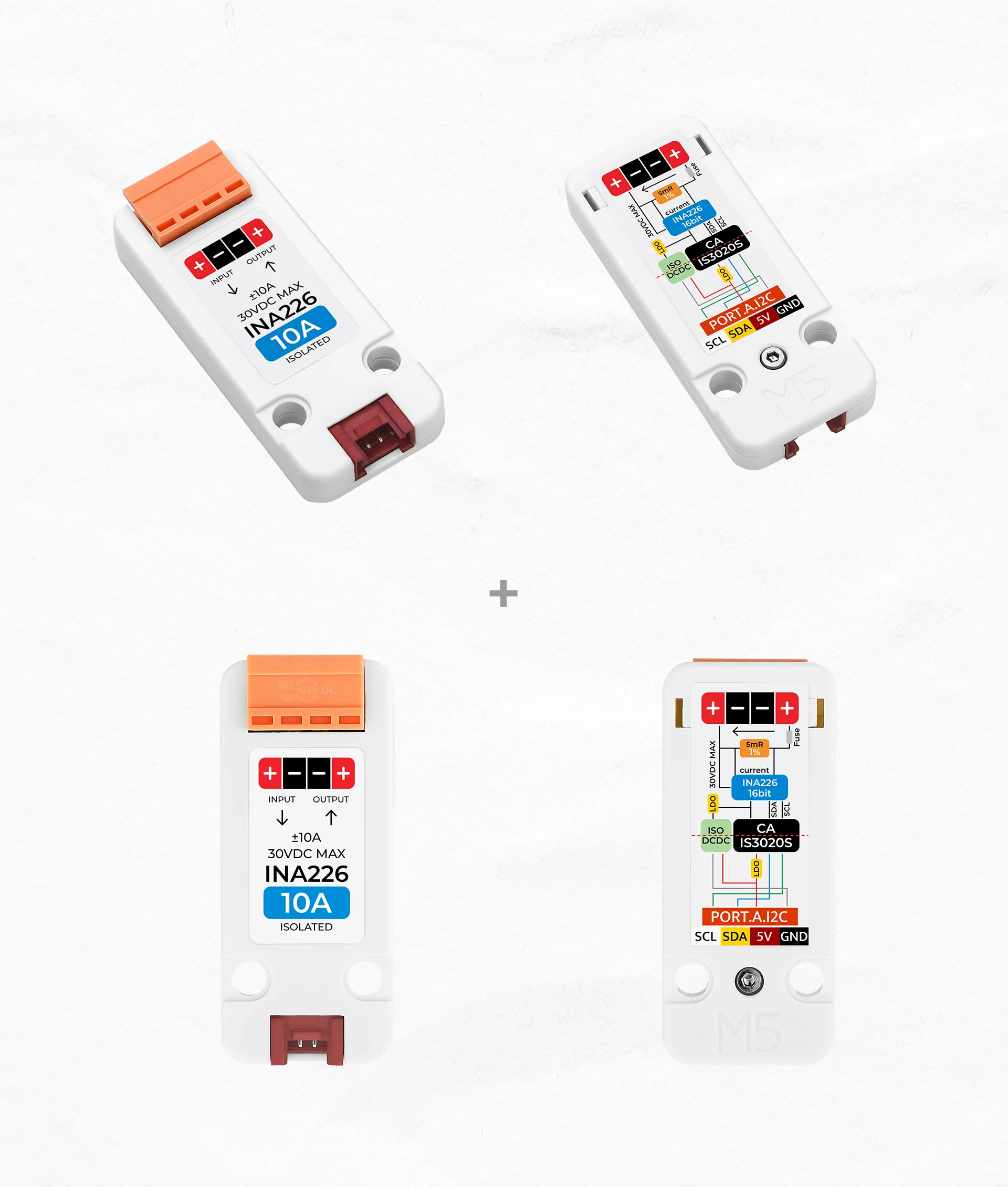 Official INA226-10A Current Voltage Power Monitor Unit