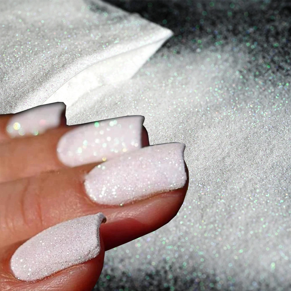 Amazon.com: False Nails Bling Art Almond Fake Stiletto White Glitter 24  Long Tips with Glue : Beauty & Personal Care