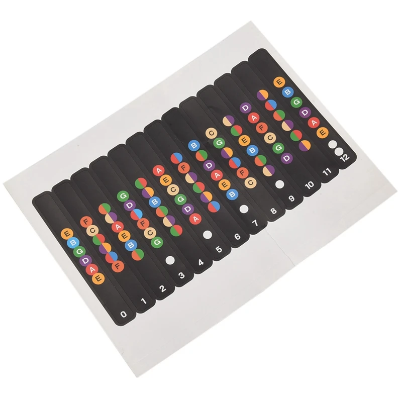 Learning To Play With A Note Sticker For The Fretboard Comb Suitable For Electric Guitar, Acoustic Guitar, Classical W