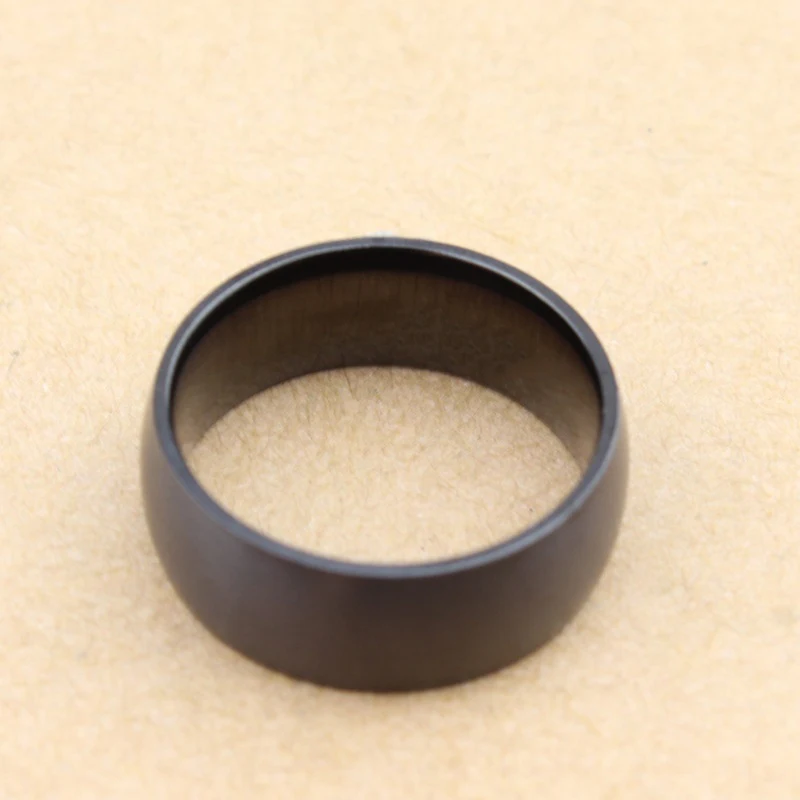 Wedding rings finger rings stainless steel rings metal rings Classic Men Stainless Steel Rings Black Solid Simple Vintage Rings Wedding Bands Christmas Party Gift Jewelry