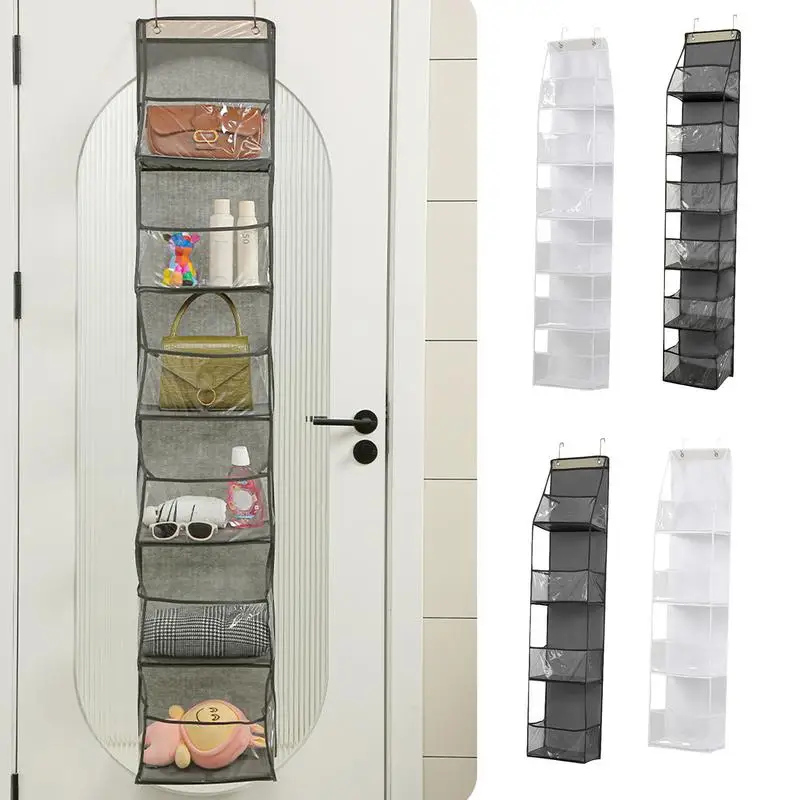 

Wall Hanging Shoe Storage Organizer Bag Shoes Rack Over The Door Fabric Cabinet Closet Organizer Clothes Snack Toys Storage Bag