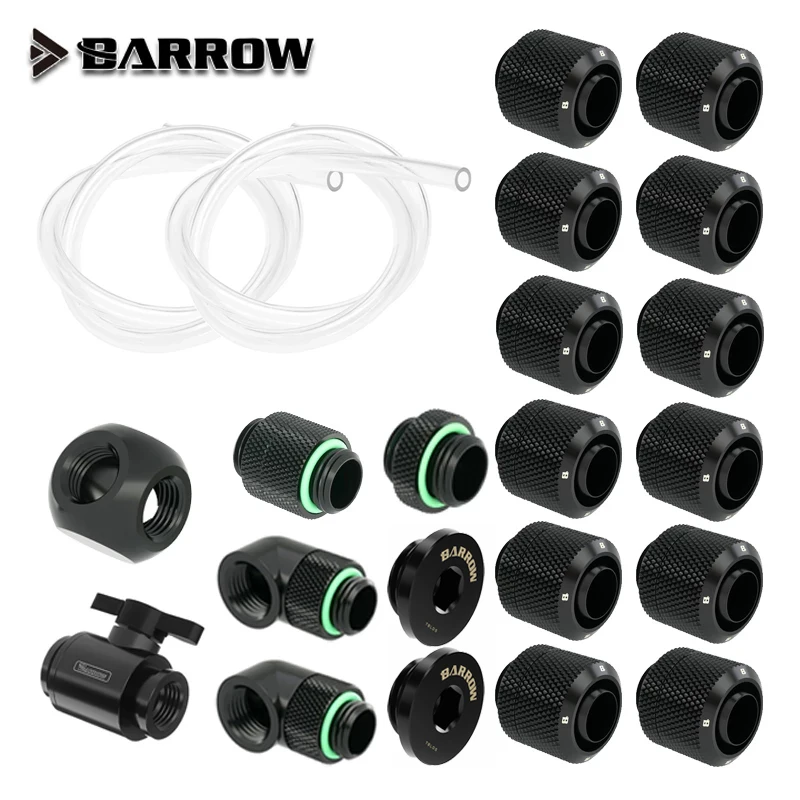 Barrow TWT45-B01, Raccordo Rotante Da 45 Gradi, Adattatore G1/4" Ruotabile 45, Per Apparecchiature Di Raffreddamento, Regolazione Della Direzione Di Connessione - Foto 6