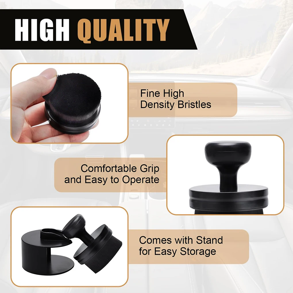2piece Auto Tyre Dressing Applicator With Stand Convenient Tire Shine Solution Tyre Shine Applicator C 5